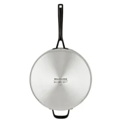KitchenAid 5qt 5-Ply Clad Stainless Steel Induction Saute Pan With Lid: Dishwasher-Safe, Silver 17 KitchenAid 5qt 5-Ply Clad Stainless Steel Induction Saute Pan With Lid: Dishwasher-Safe, Silver -Cookware Store GUEST c3aa5db9 7457 4e23 8ca9 94cb6234a826