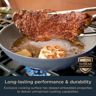 Ninja 10pc NeverStick Ceramic Pro Cookware Set: Nonstick Pans, Pot Set, Dishwasher-Safe, Induction Compatible 8 Ninja 10pc NeverStick Ceramic Pro Cookware Set: Nonstick Pans, Pot Set, Dishwasher-Safe, Induction Compatible - Image 6