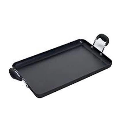 Winco Hard Anodized Aluminum Griddle, 19.62" X 12.25" 3 Winco Hard Anodized Aluminum Griddle, 19.62" X 12.25"