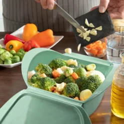 Itopfox Microwave Steamer, 2-Pack Silicone Food Steamer For Cooking, Vegetable Pot With Lids Vegetables Fish Prep Meal Food, Microwave & Freezer Safe -Cookware Store GUEST c698df26 9afc 4a7c b5f6 d07ae74b6f30