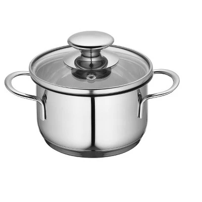 Kuchenprofi Mini Stockpot W/ Glass Lid, 0.7 Qt., 4.75-Inch Diameter 5 Kuchenprofi Mini Stockpot W/ Glass Lid, 0.7 Qt., 4.75-Inch Diameter - Image 3