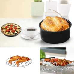 Itopfox 9 Inch Air Fryer Accessories Set With Cupcake Pan, Pizza Pan, Silicone Baking Cup, Recipe Cookbook For 5.3Qt - 6.8Qt Air Fryers 13 Itopfox 9 Inch Air Fryer Accessories Set With Cupcake Pan, Pizza Pan, Silicone Baking Cup, Recipe Cookbook For 5.3Qt - 6.8Qt Air Fryers -Cookware Store GUEST c7f0962f 720d 4d24 978c f74367258c7d