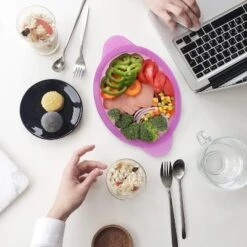 Itopfox Microwave Steamer Cooker Collapsible Bowl With Handle & Lid For Vegetables, Fish, Meal Prep - BPA Free, Dishwasher Safe, Easy Storage, Purple 11 Itopfox Microwave Steamer Cooker Collapsible Bowl With Handle & Lid For Vegetables, Fish, Meal Prep - BPA Free, Dishwasher Safe, Easy Storage, Purple -Cookware Store GUEST c87b25c6 62e3 4407 a4ee 088c8fc68e94