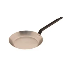 Winco French Style Fry Pan, Polished Carbon Steel
