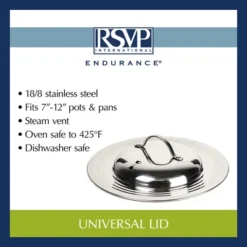 Rsvp Universal Lid - Ss -Cookware Store GUEST ca53e901 5324 40ed 9e9a 494611e10f43