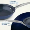 ZACHVO 10-inch Ceramic Ceramic Nonstick Frying Pan / Skillet, Oven & Dishwasher Safe