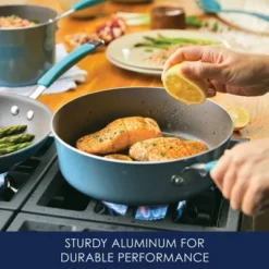 Rachael Ray Cucina 10pc Porcelain Enamel Nonstick Cookware Set -Cookware Store GUEST cd26de74 e1db 4dfb bdf2 14da931b7712