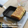 TECHEF Tamagoyaki Japanese Omelette Pan/Egg Pan - Medium/Black -Cookware Store GUEST cdd8b2d9 0292 4dc6 b970 c2f6c066704b