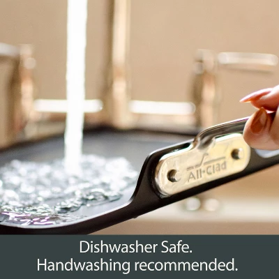 All-Clad 11" Nonstick Square Griddle, HA1 Hard Anodized, Black 7 All-Clad 11" Nonstick Square Griddle, HA1 Hard Anodized, Black - Image 5