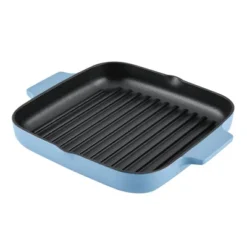 KitchenAid 11" Enameled Cast Iron Square Grill And Roasting Pan - Blue Velvet -Cookware Store GUEST cf55152f d9d5 4d7c 8607 531e5c390a8d