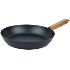 Alva Cookware Forest Nonstick Carbon Steel Frying Pan Skillet, Stay Cool Acacia Wood Handle, Pre-Seasoned, Non Toxic Cookware, Electric Skillet -Cookware Store GUEST d1a2bf15 d742 408a 8a1a 5f5799767b30