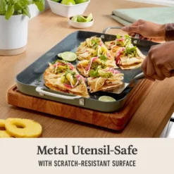 Calphalon Ceramic Double Griddle Silver Ash: Nonstick Double Burner Griddle Pan, Dishwasher-Safe, Anodized Aluminum 10 Calphalon Ceramic Double Griddle Silver Ash: Nonstick Double Burner Griddle Pan, Dishwasher-Safe, Anodized Aluminum -Cookware Store GUEST d1c41ed6 64f8 4397 ade6 77652dff14b1