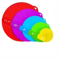 Itopfox Silicone Lids - 5 Pack Heat Resistant Microwave Splatter Cover, Reusable Suction Lids For Food Storage Fits Bowls, Cups, Skillets, Plates -Cookware Store GUEST d246fd78 fd81 4079 bf51 4a592130b2ae