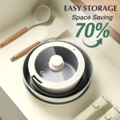 KOCH SYSTEME CS 17pcs Pots And Pans Set Non Stick, Nonstick Ceramic Cookware Set With Detachable Handle, Cream White 15 KOCH SYSTEME CS 17pcs Pots And Pans Set Non Stick, Nonstick Ceramic Cookware Set With Detachable Handle, Cream White -Cookware Store GUEST d4621571 5a45 4cb0 9bb0 b56977b26ded