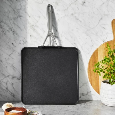 ZWILLING Motion Hard Anodized 11 X 11-inch Aluminum Nonstick Square Griddle 7 ZWILLING Motion Hard Anodized 11 X 11-inch Aluminum Nonstick Square Griddle - Image 5