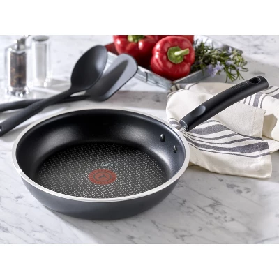 T-fal 12pc Signature Titanium Nonstick Cookware Set Dark Gray: Safe Nonstick, Tempered Glass Lids, Oven-Safe, Ergonomic Handles 8 T-fal 12pc Signature Titanium Nonstick Cookware Set Dark Gray: Safe Nonstick, Tempered Glass Lids, Oven-Safe, Ergonomic Handles - Image 6