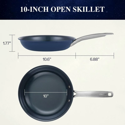 ZACHVO 10-inch Ceramic Ceramic Nonstick Frying Pan / Skillet, Oven & Dishwasher Safe 4 ZACHVO 10-inch Ceramic Ceramic Nonstick Frying Pan / Skillet, Oven & Dishwasher Safe - Image 2