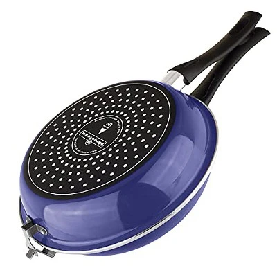 MAGEFESA ® Frittata Spanish Tortilla Frying Pan, Blue, Double Layer Non-stick Frying Pan, Vitrified Steel, Compatible With All Types Of Fire. 3 MAGEFESA ® Frittata Spanish Tortilla Frying Pan, Blue, Double Layer Non-stick Frying Pan, Vitrified Steel, Compatible With All Types Of Fire.