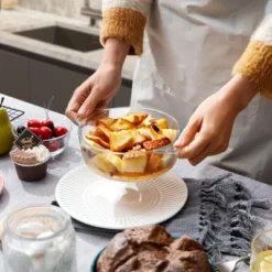 Itopfox Mini Glass Casserole Dish With Lid, Oven Safe Round Baking Dish For Cooking, Serving & Storing, Microwave, Freezer & Dishwasher Safe -Cookware Store GUEST d721610d 2f42 420a 9fba b2842bdfc310