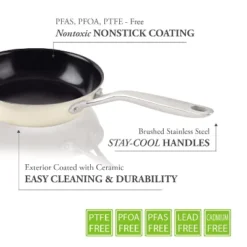 TECHEF ValenCera - 8" Ceramic Nonstick Frying Pan -Cookware Store GUEST d7eeeb63 349b 490e 9b3a 1bf920500d85