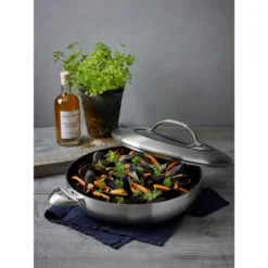 Scanpan CTX 12.75 Inch Nonstick Chef's Pan, 5.25 Quart, Stainless Steel -Cookware Store GUEST d8bef528 bf2b 4bc7 a1f1 7d1f843015c7