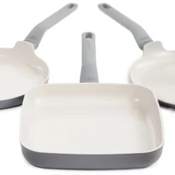 BergHOFF Balance 3Pc Non-stick Ceramic Specialty Cookware Set, Recycled Aluminum, Moonmist -Cookware Store GUEST d9babf20 5890 41ce bbb1 b1f677ab6331