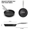 Imarku Professional Cooking Utensils - 8 Inch Frying Pan Nonstick Small Skillet, Pizza Pan With Ergonomic Stainless Steel Handle, Dishwasher Safe