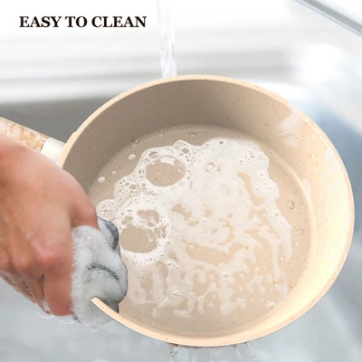 Imarku Pots And Pans Set Non Stick, 10 Pcs Granite Cookware Set, Removable Handle Pots And Pans, PFOA Free, Oven Safe Pan, Cream 8 Imarku Pots And Pans Set Non Stick, 10 Pcs Granite Cookware Set, Removable Handle Pots And Pans, PFOA Free, Oven Safe Pan, Cream - Image 6