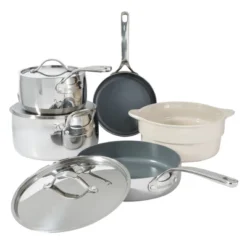 Bloomhouse 8 Piece Triply Stainless Steel Pots And Pans Cookware Set W/ Non Toxic Pro Ceramic Non Stick Interior 32 Bloomhouse 8 Piece Triply Stainless Steel Pots And Pans Cookware Set W/ Non Toxic Pro Ceramic Non Stick Interior -Cookware Store GUEST db1bc4dc 269a 4e48 96a0 895b240368aa