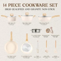 Bakken- Swiss 14-Piece Kitchen Cookware Set