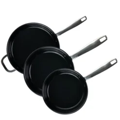 Maestro 3-Piece Nonstick Stainless Steel Frying Pan Set