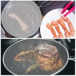 Hastings Home Stainless Steel Splatter Screen Guards – 3 Pieces -Cookware Store GUEST dc8fd8e4 0254 4df4 8fb5 6496cf9274c6 1