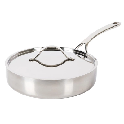 Bloomhouse 10 Inch Triply Stainless Steel Fry Pan W/ Lid W/ Non-Stick Non-Toxic Pro Ceramic Interior Frying Pan 15 Bloomhouse 10 Inch Triply Stainless Steel Fry Pan W/ Lid W/ Non-Stick Non-Toxic Pro Ceramic Interior Frying Pan - Image 13