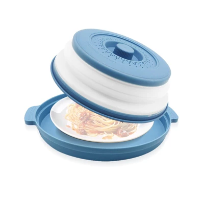 Itopfox Microwave Food Cover With Handle - Collapsible Vented Silicone Splash Guard & Tray For Heating, Doubles As Draining Basket For Washing Fruits 9 Itopfox Microwave Food Cover With Handle - Collapsible Vented Silicone Splash Guard & Tray For Heating, Doubles As Draining Basket For Washing Fruits - Image 7