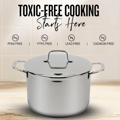 Alva Maestro 6pc Stainless Steel Cookware Pot Set 8 Alva Maestro 6pc Stainless Steel Cookware Pot Set - Image 6