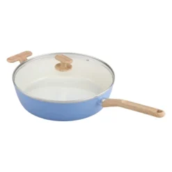 GoodCook 11" Healthy Ceramic Jumbo Cooker With Lid: 11.75" Nonstick Pan, Dishwasher-Safe, Gas & Electric Compatible -Cookware Store GUEST dd1dcb14 25cb 4632 8dfe 695bccff92e5