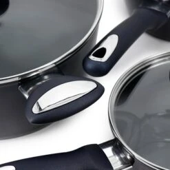 Oster® Oster Hawke 14 Piece Ceramic Nonstick Cookware Set In Dark Blue -Cookware Store GUEST dd6eefb7 3602 4bdc 95e7 3a33b7fbcdb8