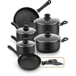 SUGIFT Nonstick Cookware Set With Lids, Steamer & Utensils, Die-Cast Aluminum, All-Stove Compatible, PFOA-Free -Cookware Store GUEST ddf70296 bc86 4599 983d cc17243e74cc