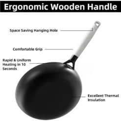 Nonstick Frying Pan, 8 Inch Skillets And Frying Pans With Removable Handle, Honeycomb Cooking Surface Cast Iron Pan Dishwasher Safe -Cookware Store GUEST df6c5e55 a545 431c 9571 1d2d642bdfcc 1