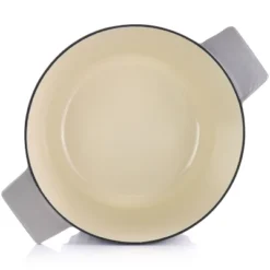 Gibson Enameled Cast Iron 5 Quart Embossed Stripe Dutch Oven With Lid In Warm Grey 12 Gibson Enameled Cast Iron 5 Quart Embossed Stripe Dutch Oven With Lid In Warm Grey -Cookware Store GUEST e031687f 62eb 4077 be7e 024fa1be914d