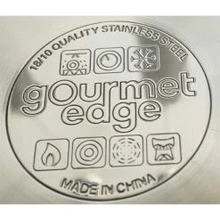 Gourmet Edge Stock Pot Stainless Steel Cooking Pot With Lid, Silver -Cookware Store GUEST e03537a7 b00d 4226 80b2 6f0a01a0f89a