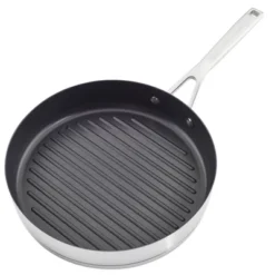 KitchenAid 3-Ply Base Stainless Steel 10.25" Nonstick Round Grill Pan: Induction Safe, Dishwasher & Oven Safe Griddle 20 KitchenAid 3-Ply Base Stainless Steel 10.25" Nonstick Round Grill Pan: Induction Safe, Dishwasher & Oven Safe Griddle -Cookware Store GUEST e0893605 9656 431d b79b 9dfe86f0e1db