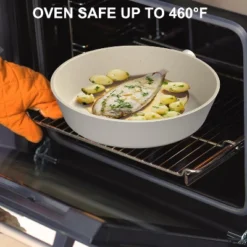 Imarku Nonstick Frying Pans, Granite Frying Pan, 9.5 In Professional Cookware With Detachable Handles, Compatible With All Stovetops, PFOA Free, Cream 11 Imarku Nonstick Frying Pans, Granite Frying Pan, 9.5 In Professional Cookware With Detachable Handles, Compatible With All Stovetops, PFOA Free, Cream -Cookware Store GUEST e0c7644b d64c 45f9 a9b6 eb99b8f7d821