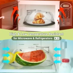 Itopfox Microwave Splatter Cover With Water Steamer, Clear Lid For Food, Integrated Handle, BPA-Free Splatter Guard, Essential Kitchen Gadgets -Cookware Store GUEST e1482801 6e85 4b7d 8cba d195d70e9cc7