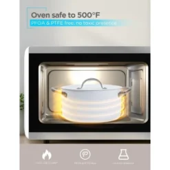 Black & Decker BLACK+DECKER 9-Piece Ceramic White Aluminum Cookware Set, Pots And Pans Set With Ceramic Non-Stick Coating 12 Black & Decker BLACK+DECKER 9-Piece Ceramic White Aluminum Cookware Set, Pots And Pans Set With Ceramic Non-Stick Coating -Cookware Store GUEST e2516941 73b6 4d2c 9dca 294205bb9875