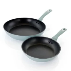 Oster® Oster Lynhurst 2 Piece Aluminum Nonstick Frying Pan Set In Blue -Cookware Store GUEST e26d2e22 0017 4a05 9fc6 0a3424126bf6