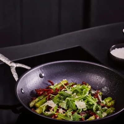 Alva Cookware Artist Nonstick Carbon Steel Frying Pan Skillet Pre-Seasoned Induction Cookware W/ Stay Cool Handle For Searing, Cooking, Grilling 8 Alva Cookware Artist Nonstick Carbon Steel Frying Pan Skillet Pre-Seasoned Induction Cookware W/ Stay Cool Handle For Searing, Cooking, Grilling - Image 6