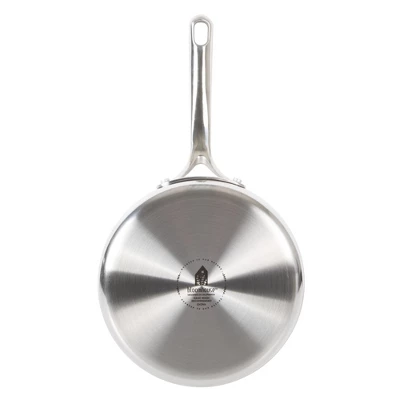 Bloomhouse 8 Inch Triply Stainless Steel Fry Pan W/ Non-Stick Non-Toxic Pro Ceramic Interior Frying Pan 6 Bloomhouse 8 Inch Triply Stainless Steel Fry Pan W/ Non-Stick Non-Toxic Pro Ceramic Interior Frying Pan - Image 4