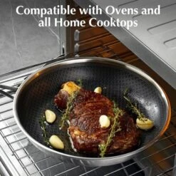 KOCH SYSTEME KOCH SYSTEME CS Hybrid Nonstick Stainless Steel Frying Pan, Omelette Pan With Stay Cool Handle, Dishwasher & Oven Safe -Cookware Store GUEST e372f56a 06ab 4ecb 8248 abc0504be3be