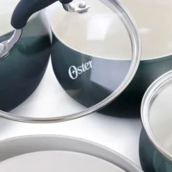 Oster® Oster Corbett 8 Piece Nonstick Aluminum Cookware Set In Blue -Cookware Store GUEST e3f24aaa 2d93 4686 8bd3 6504edcb8e6d